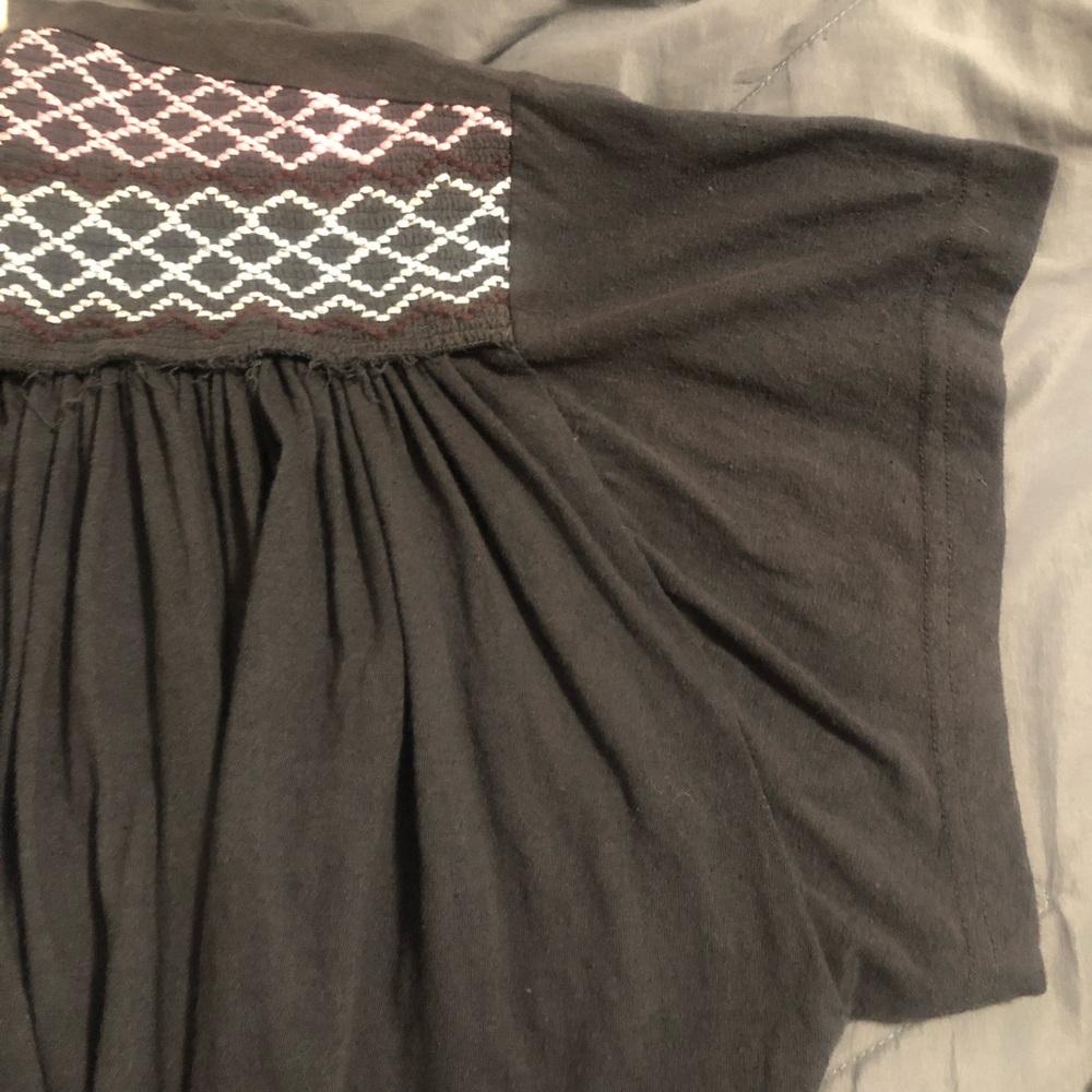 Free People Embroidered Flowy Top Size XS - Picture 6 of 7